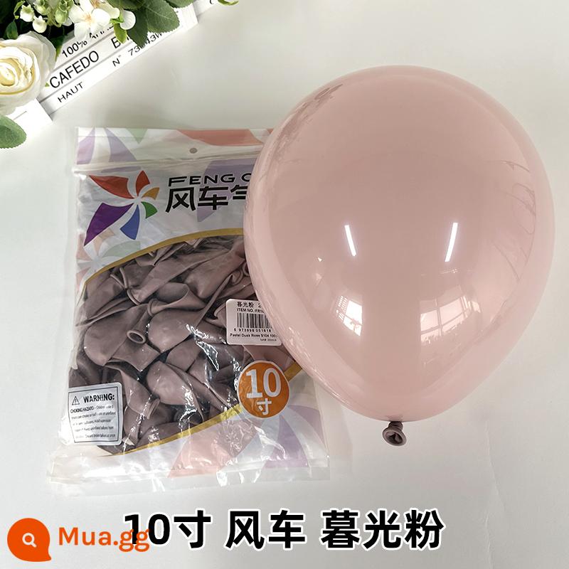 Cối Xay Gió Bóng 10 Inch 2.2 Gram Dày Cao Su Bóng Sinh Nhật Phòng Cưới Trang Trí Đám Cưới Tiếp Liệu - Bột chạng vạng 100 cái/gói