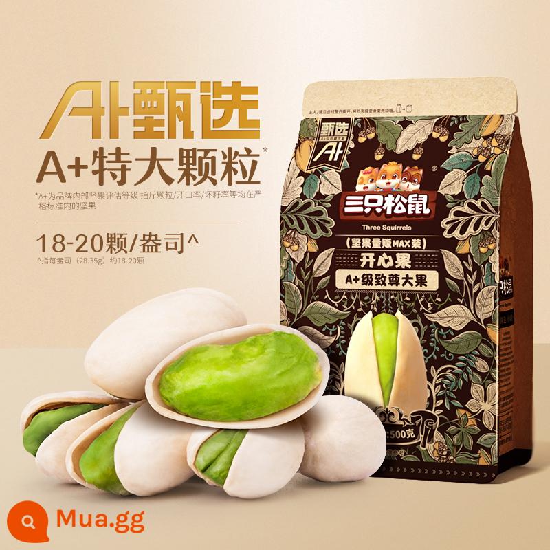 Trợ giá chục tỷ [Ba con sóc_Pistachio 500g] Hạt rang muối cực lớn và snack trái cây sấy khô - [A+ Selection-2 túi 2 catties] 18-20 hạt/oz