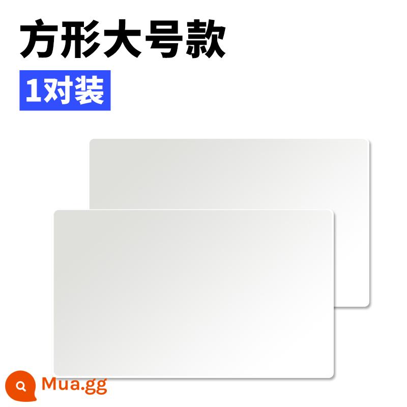 Tấm che nắng ô tô gương trang điểm đa năng nội thất ô tô tiếp liệu đồng phi công che phần mỏng cộng với gương trang điểm - Gương trang điểm vuông [cặp]