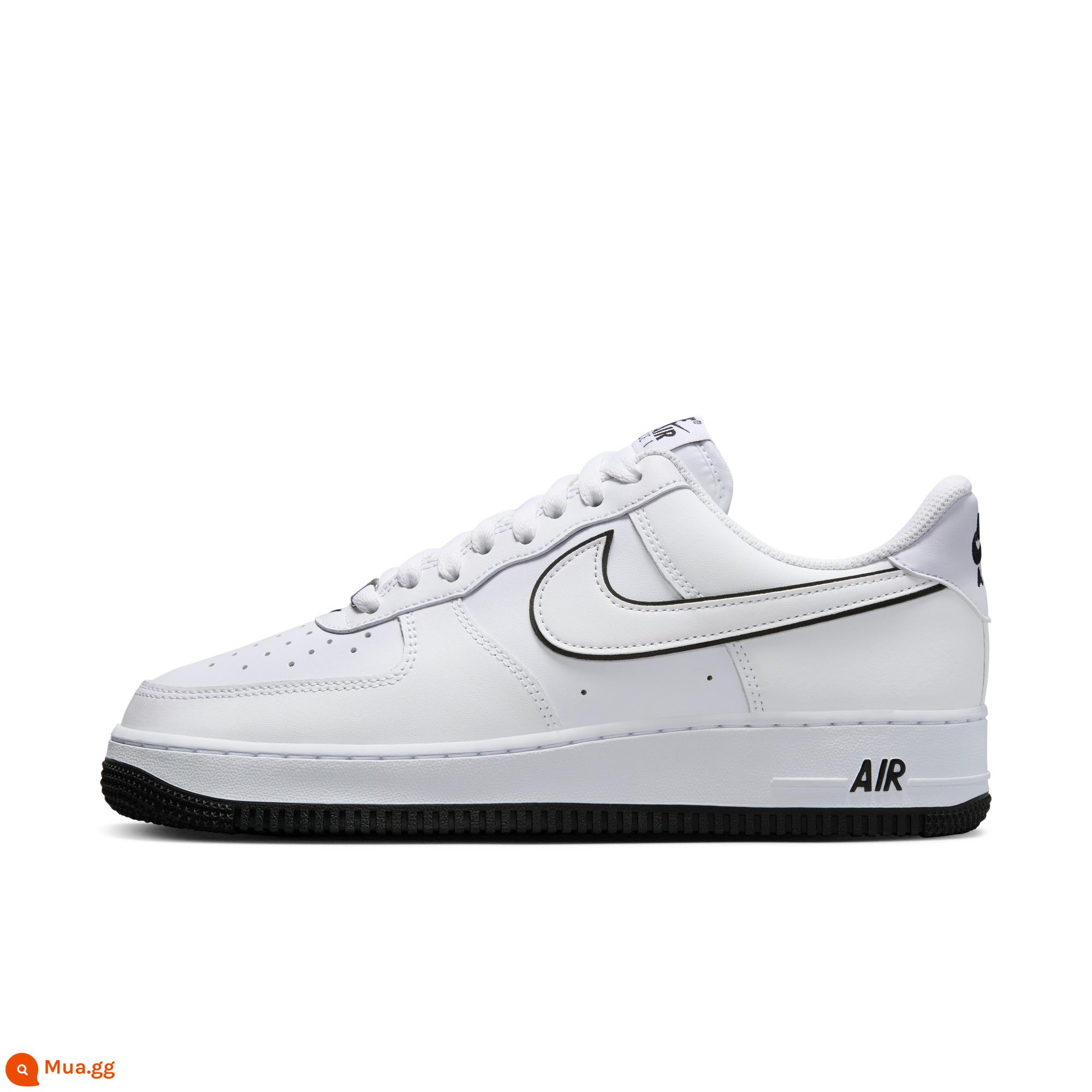 Giày Nike Nike Official AIR FORCE 1 giày thể thao nam Air Force One mùa hè giày bảng mới DV0788 - 103 trắng/đen/trắng