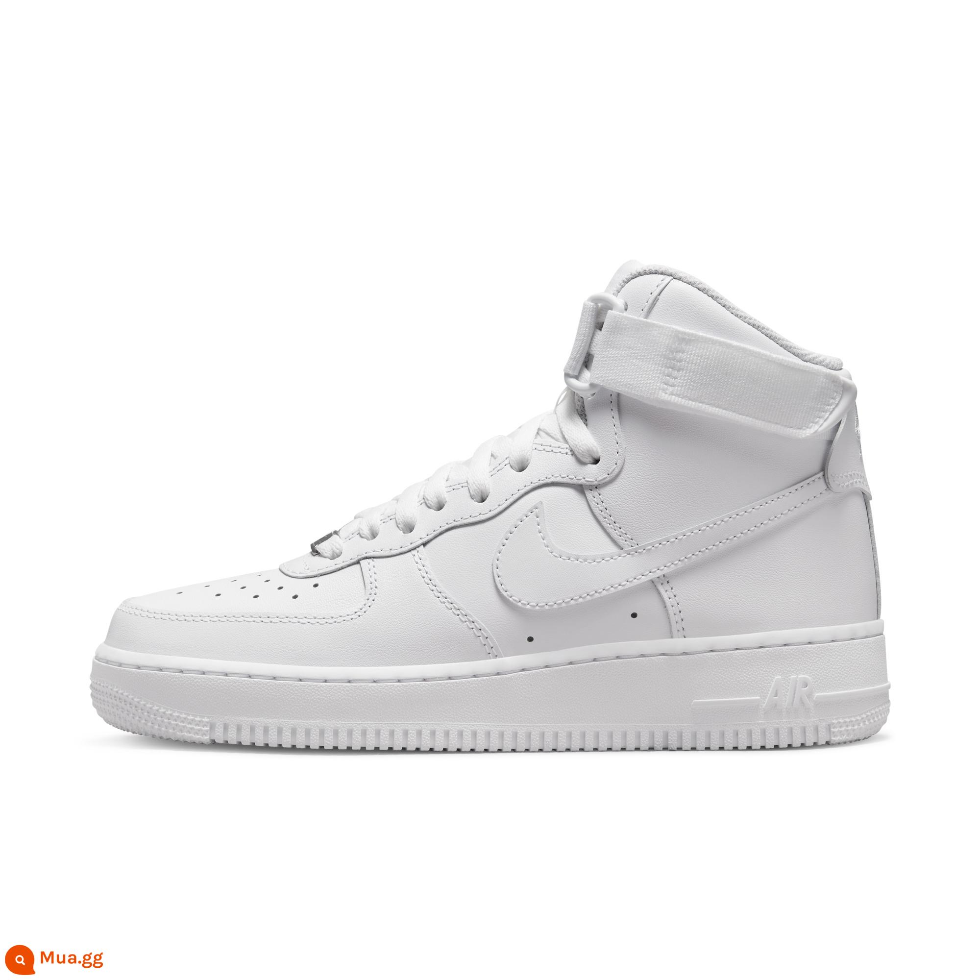 Giày thể thao nữ cao cấp Air Force One chính thức của Nike AIR FORCE 1 đế cao su lò xo DD9624 - 100 trắng/trắng/trắng/trắng