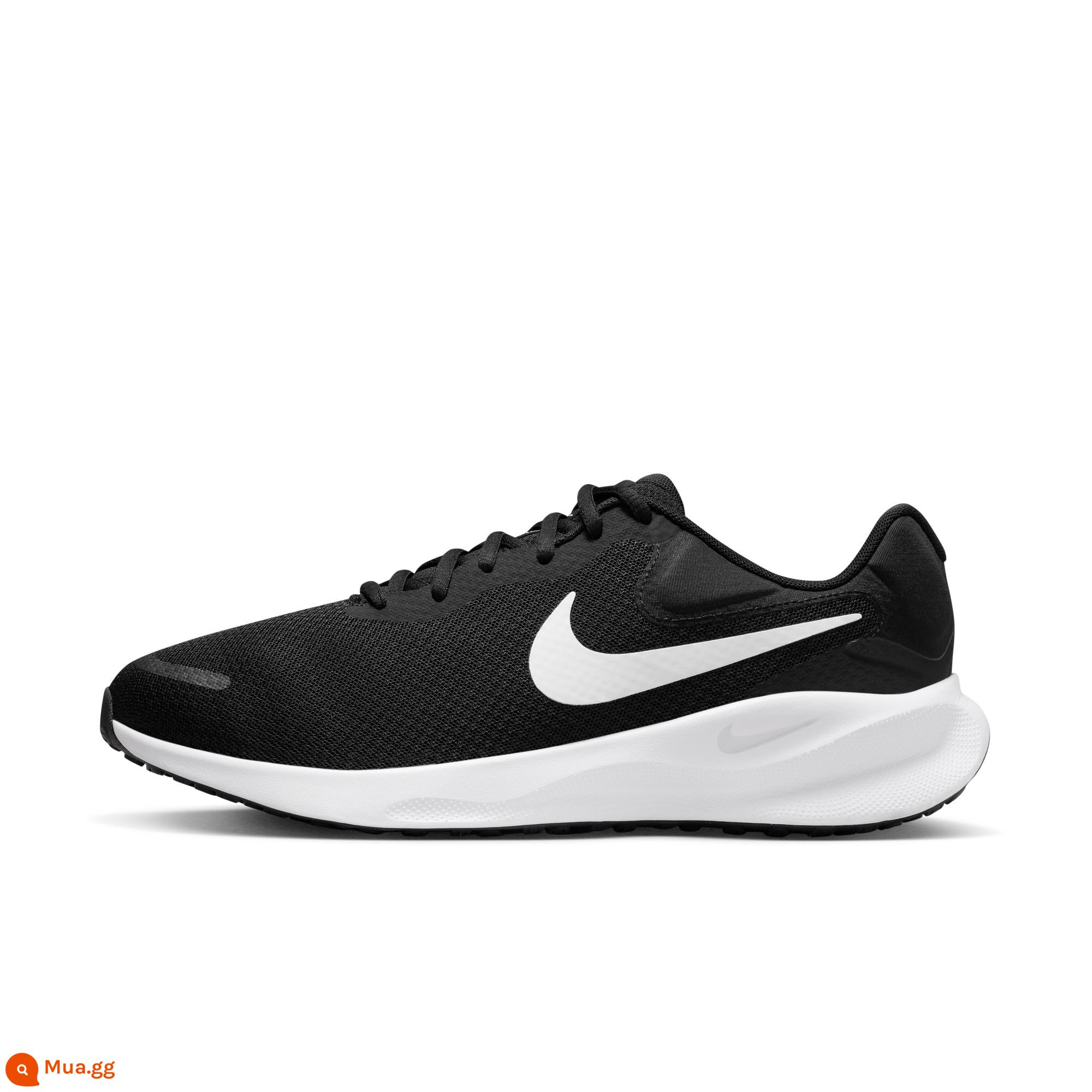 Giày chạy bộ Nike REVOLUTION 7 nam chính thức phiên bản rộng mùa đông mới FB8501 - 002 đen/trắng