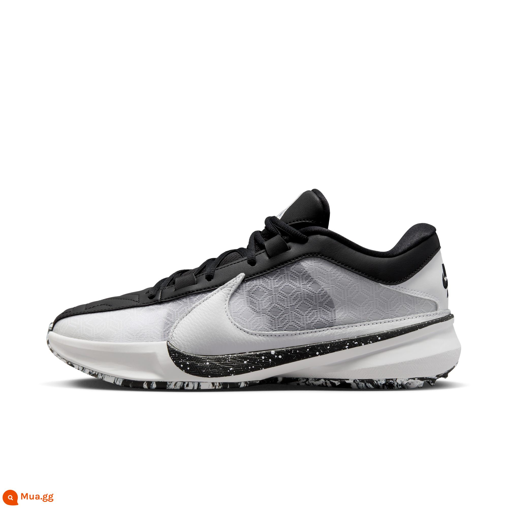 Nike Nike chính thức FREAK 5 Giày bóng rổ nam Nike Antetokounmpo thực tế mùa đông chống xoắn DX4996 - Trắng/Đen/Trắng(DX4996-101)