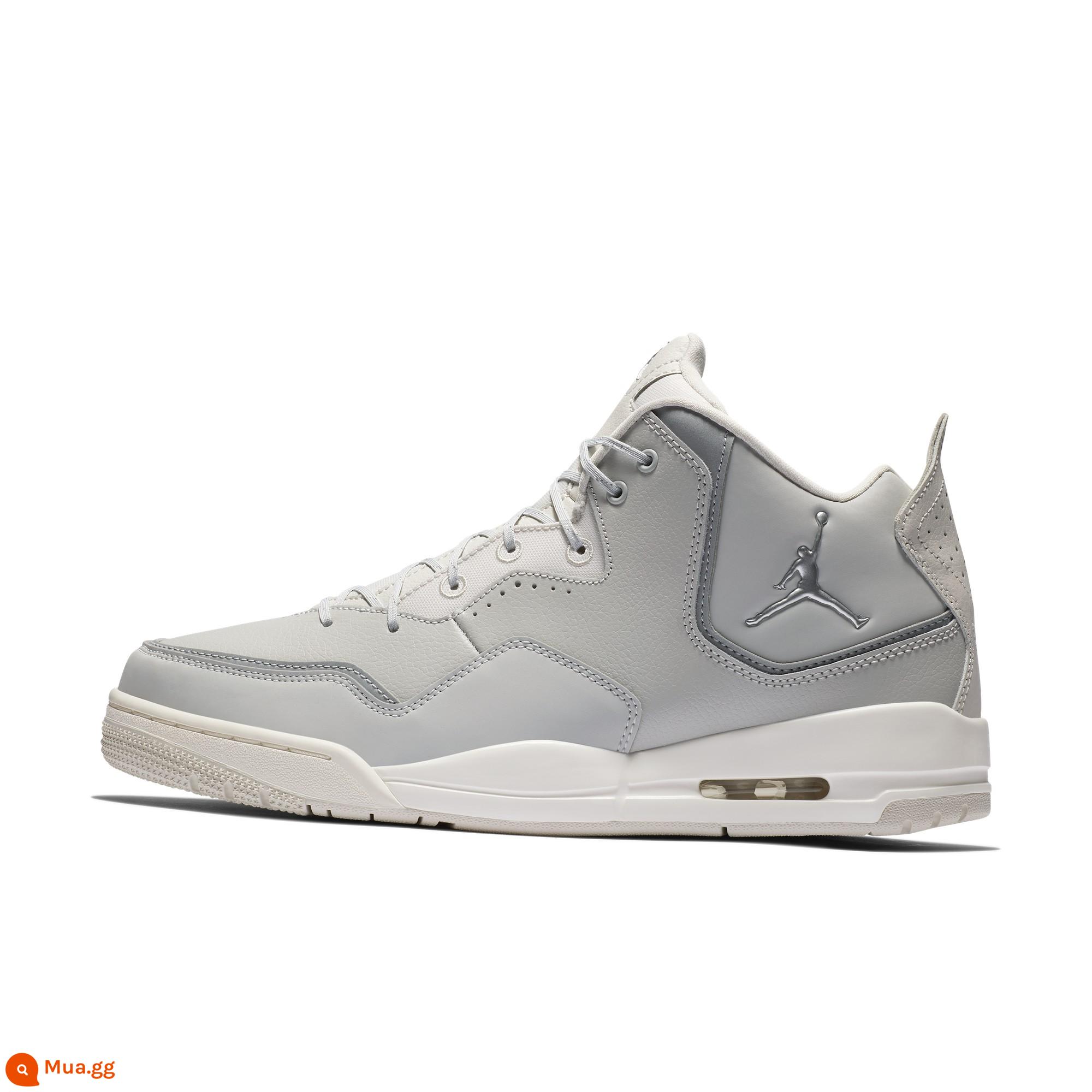 Jordan Chính Thức Nike Jordan COURTSIDE 23 Giày Thể Thao Nam Mùa Đông Đệm Nhẹ Hỗ Trợ AR1000 - 003 xám sương mù/bạc/màu xương nhạt/trắng cánh buồm