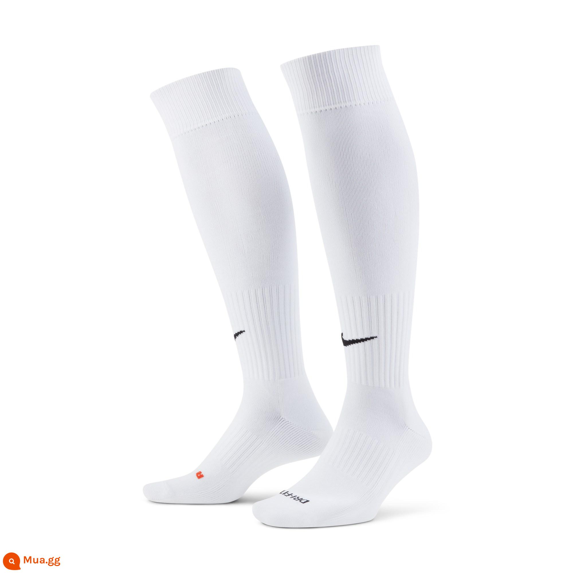 Tất bóng đá cao cấp chính hãng Nike ACADEMY 1 đôi hỗ trợ khô nhanh mùa đông SX4120 thoải mái và bền bỉ - 101 trắng/(đen)