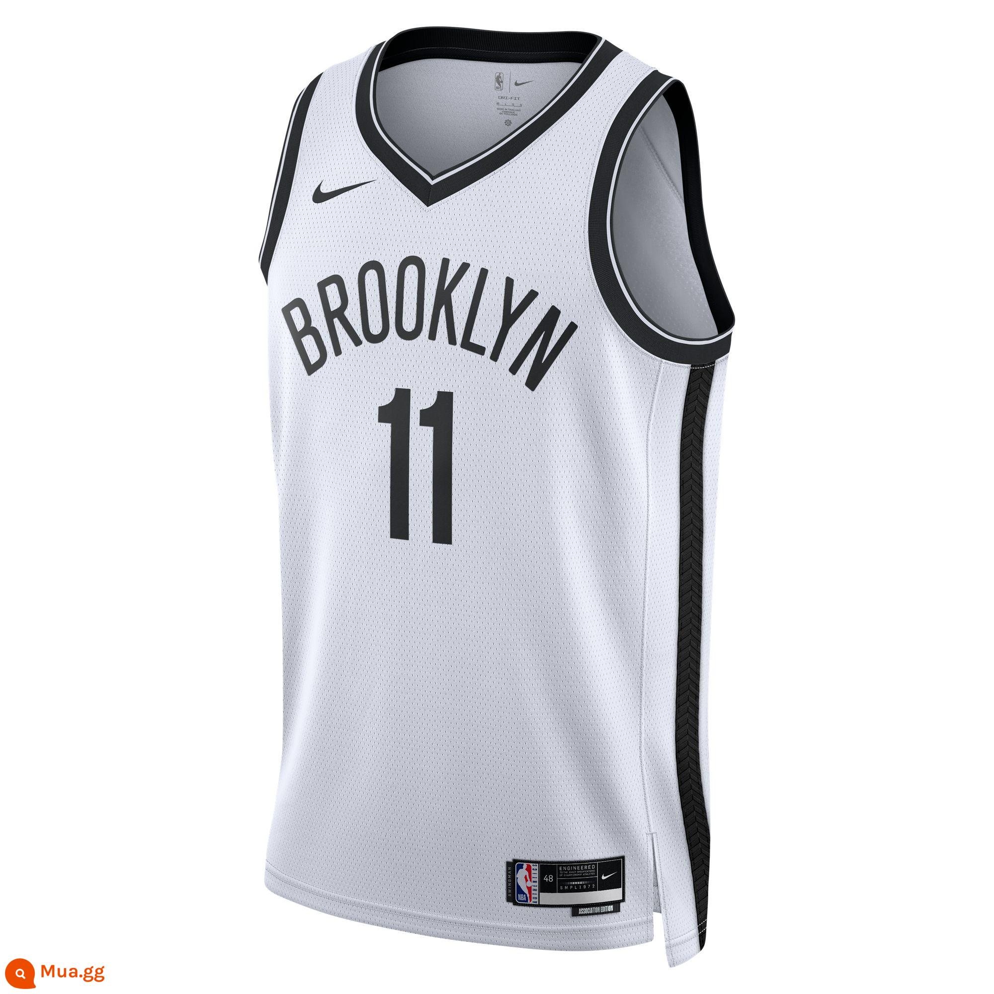 Nike Nike chính thức mùa giải 2022/23 Brooklyn Nets DRI-FIT Áo thi đấu NBA nam DN2069 - 100 Trắng/Kyrie Irving