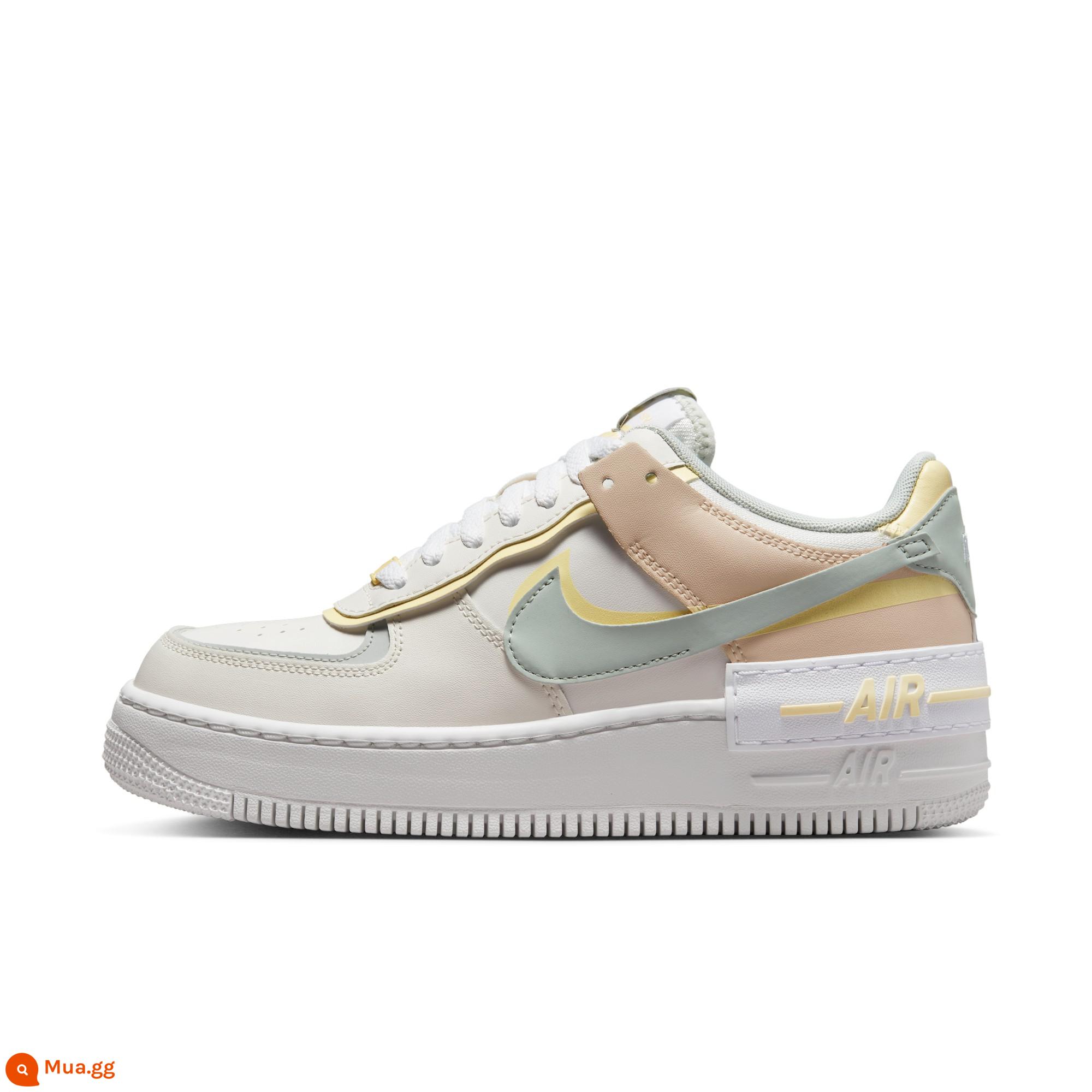 Nike Nike Official AF1 SHADOW Giày thể thao nữ Air Force One Mùa xuân Giày mới DR7883 - 101 cánh buồm trắng/bạc nhạt/vàng chanh nhạt xanh/trắng ngọc trai/trắng/trắng đỉnh