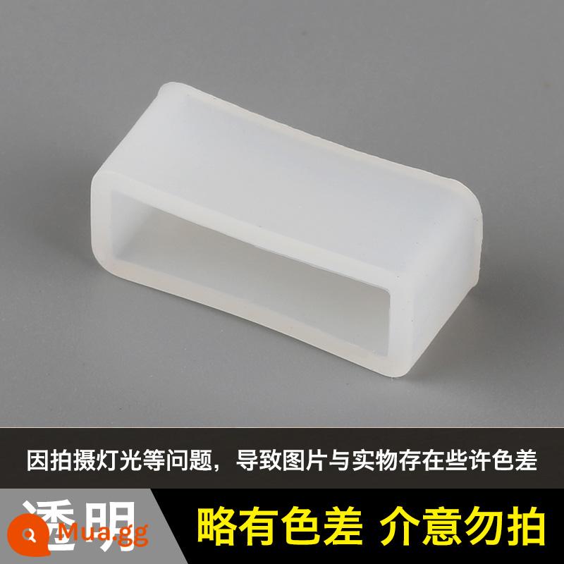 Phụ kiện khóa đồng hồ dây đeo đồng hồ silicone di chuyển vòng bezel cao su khóa dây đeo đồng hồ vòng dây đeo đồng hồ các bộ phận khóa - Trong suốt