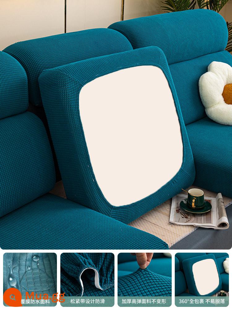 Bọc ghế sofa đa năng bao gồm tất cả bốn mùa phổ quát không cần đo tựa đầu tựa lưng bao đàn hồi đệm ghế bọc ghế sofa - Không thấm nước-Xanh ngọc lục bảo