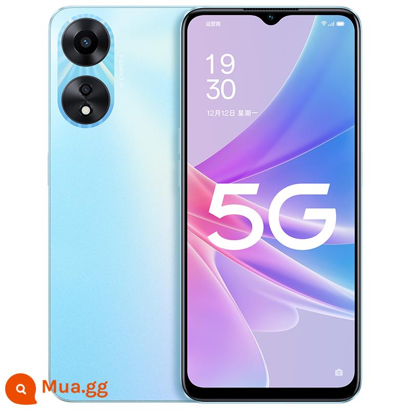 OPPO A58x 5G pin lớn điện thoại thông minh camera toàn màn hình chính hãng mới chính hãng điện thoại oppo sinh viên hàng đầu cửa hàng oppo a58 - Màu xanh yên bình