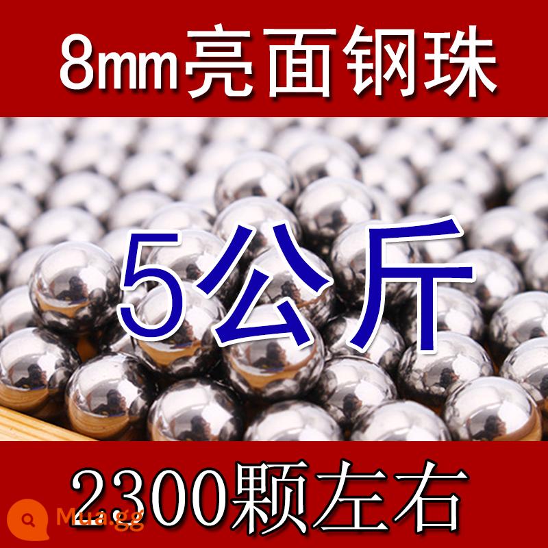 Bóng Thép 8 Mm Đặc Biệt Miễn Phí Vận Chuyển 5Kg Đá Cẩm Thạch Bi Thép 7mm8.5mm9mm8mm Máy Bay Ném Bom Chỉ Đính Hạt Súng Cao Su bóng - Bi thép 8mm 5kg [có vòng từ tính mạnh]