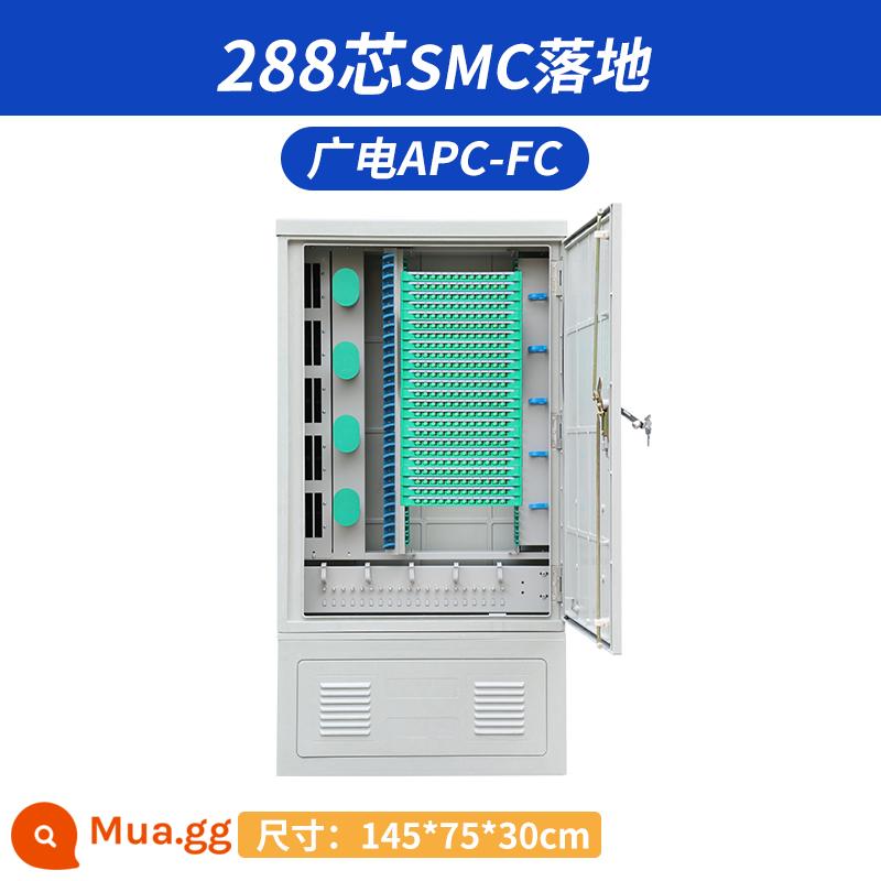 Hộp chuyển từ sàn đến trần ngoài trời SMC cấp viễn thông Hộp chuyển cáp quang 288 lõi hộp trống từ sàn đến trần ngoài trời được trang bị đầy đủ - Đài phát thanh truyền hình đặt sàn SMC 288 lõi FC trang bị đầy đủ