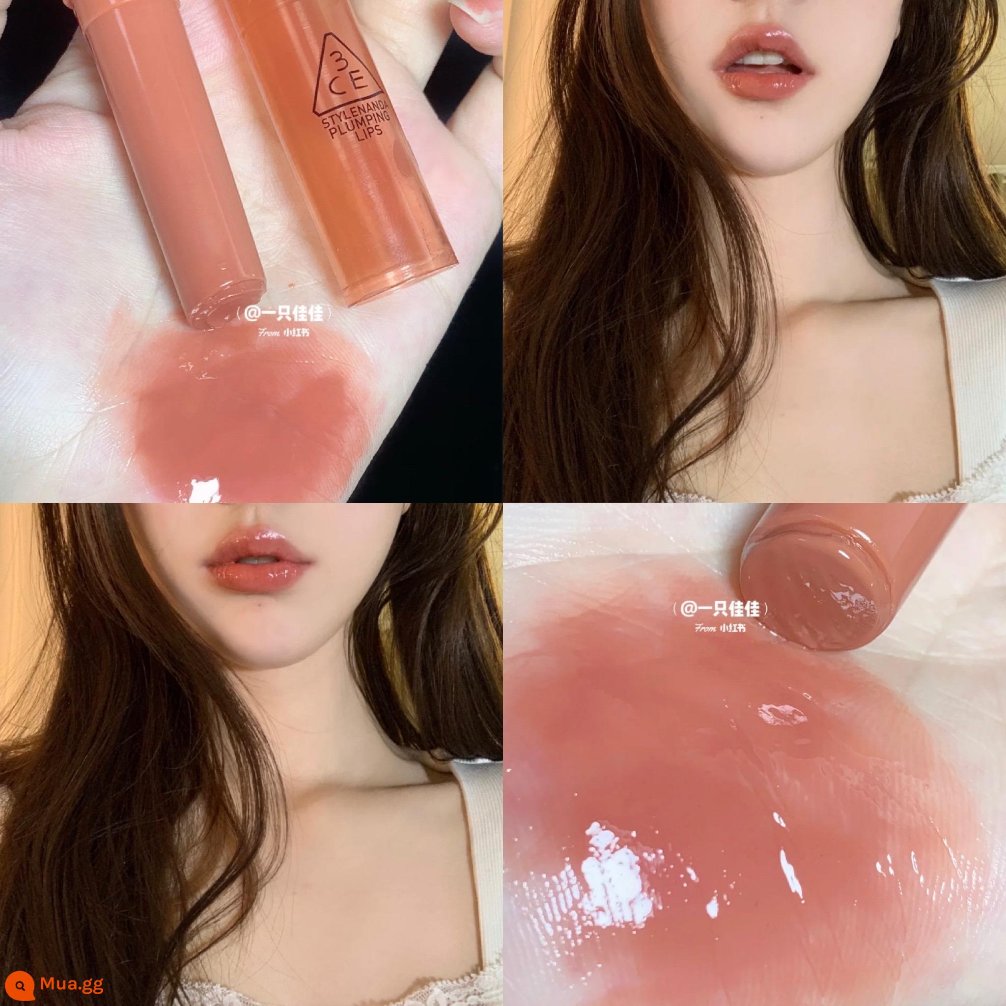 3CE nước sương son men laydown môi sương màu hồng cam ấm mơ duskypink trà sữa gương mờ son môi - #ROSY "Son thạch"