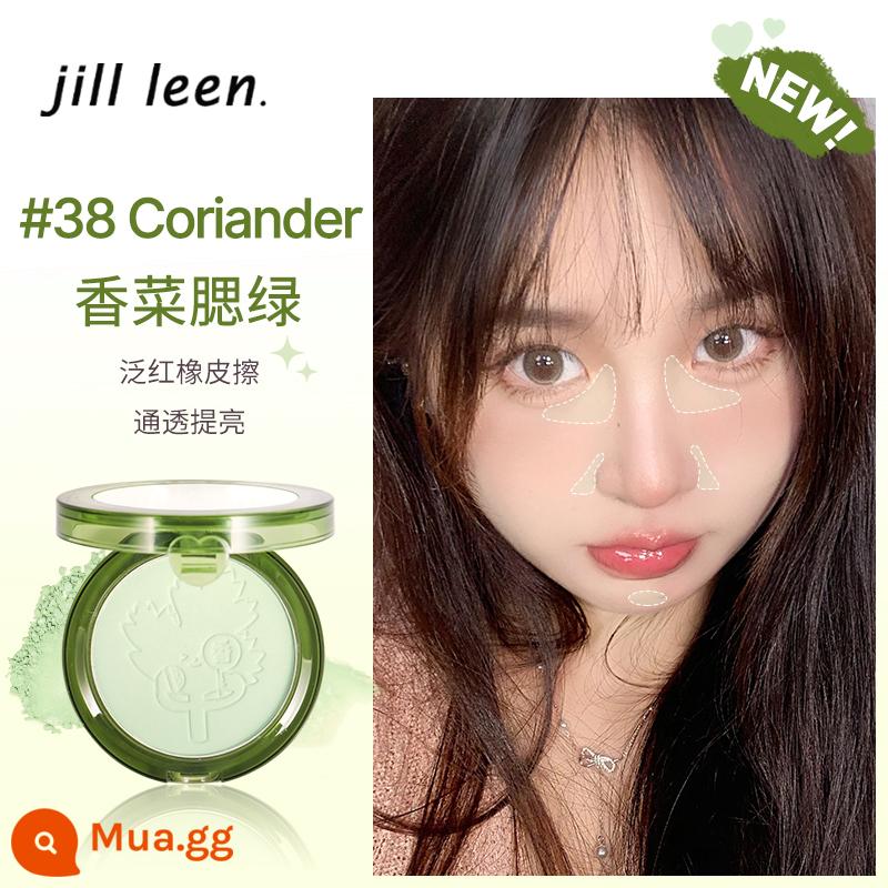 Phấn má hồng jill leen 18 dạng kem màu cam đậu sun đỏ khả năng sửa chữa Phấn má hồng jilleen màu tím má hồng nữ Yi Mengling 3g - Màu xanh lá cây 38# Phấn má hồng ngò ♥MỚI!