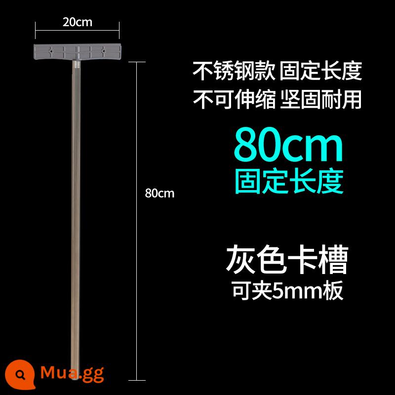 Cột kính thiên văn cầm tay đón và trả bảng quảng cáo trưởng nhóm giám hộ lớp dạy kèm mẫu giáo trường tiểu học cuộc họp thể thao tùy chỉnh bảng lớp - Thanh inox dày 80cm + khe cắm thẻ