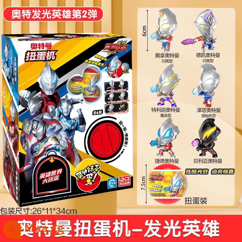 Chính Hãng Ultraman Gashapon Máy Trẻ Em Quà Sinh Nhật 2023 Bé Trai Phát Sáng Siêu Anh Hùng Trứng Đồ Chơi Mù Hộp - Máy Ultraman Gacha - Anh Hùng Phát Sáng [6 Mắt Phát Sáng]