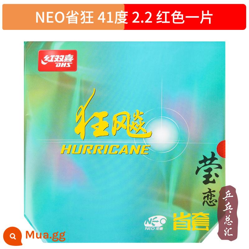 Yinglian Double Happiness Tỉnh Bão 3NEO Blue Sponge Neo Tỉnh Madness 3 Ba Bộ Ba Tỉnh Bao Da Cao Su Chính Hãng - Cam bông_đỏ 41 độ 2.2