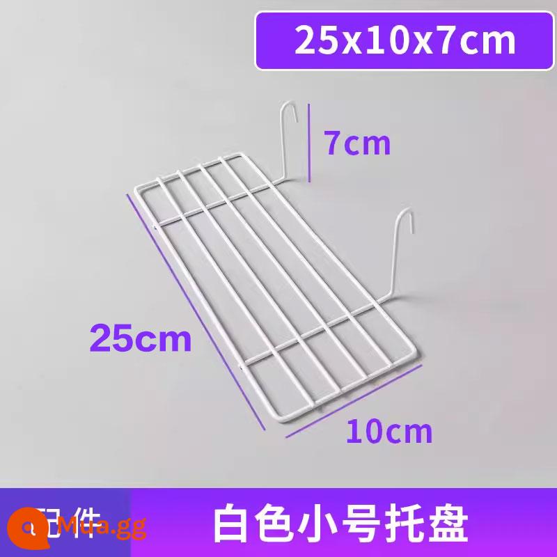 Lưới trưng bày tác phẩm giá đỡ tấm lưới giá lưu trữ lưới thép mẫu giáo lưới sắt giá treo siêu thị - Khay nhỏ