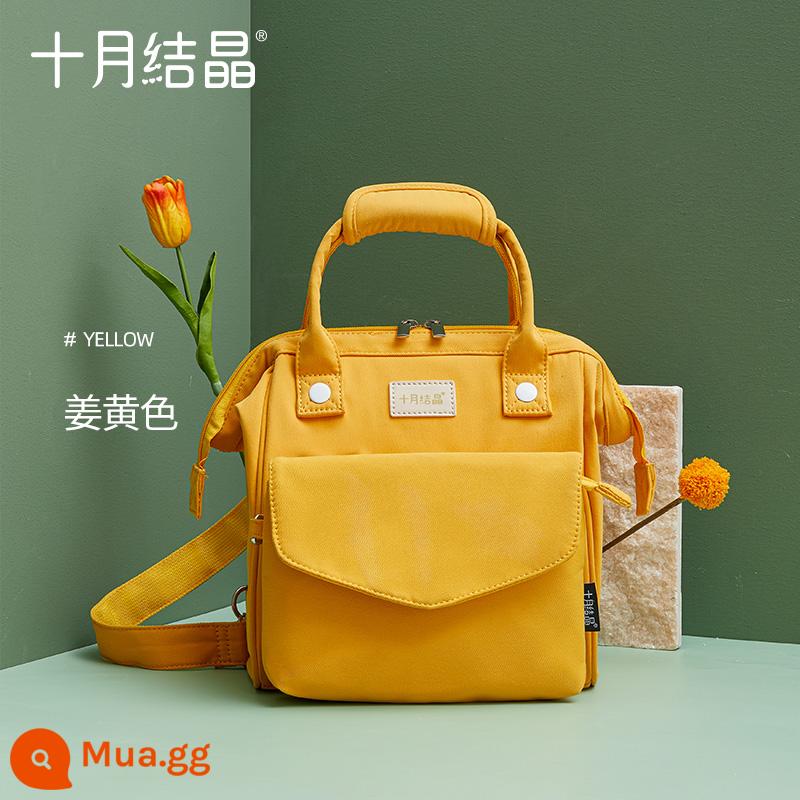 Tháng 10 Túi đựng đồ pha lê cho mẹ Túi đựng đồ ăn dặm mini cho mẹ và bé xách tay dung lượng lớn 2022 thời trang mới - gừng nhỏ