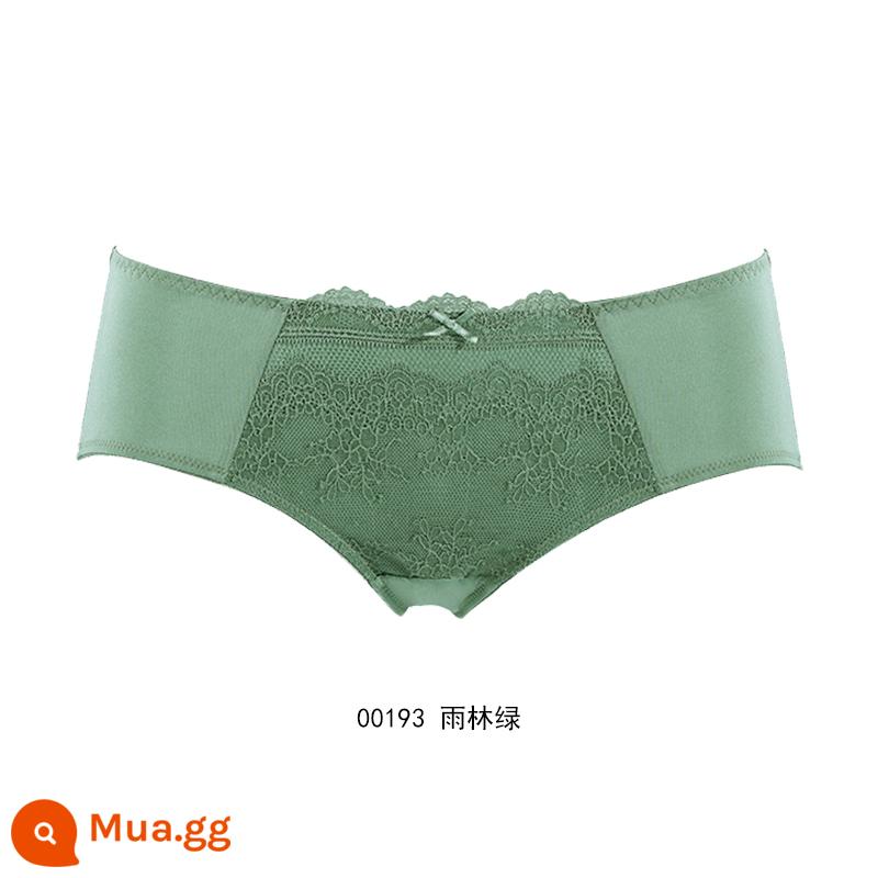 [59.3 nhân dân tệ 4 cái] Quần lót cotton mềm mại và thoải mái của Gorell dành cho nữ, quần boxer lưng giữa bằng cotton nguyên chất BWP22339 - Rừng Nhiệt Đới Xanh 00193