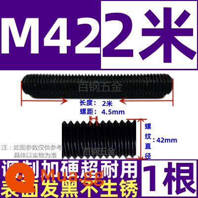 Thanh vít cường độ cao 8,8/10,9/12,9 thanh ren đầy đủ lớp ren vít đầy ren M6M8M10-M64 - M42*2 mét (1 cái)