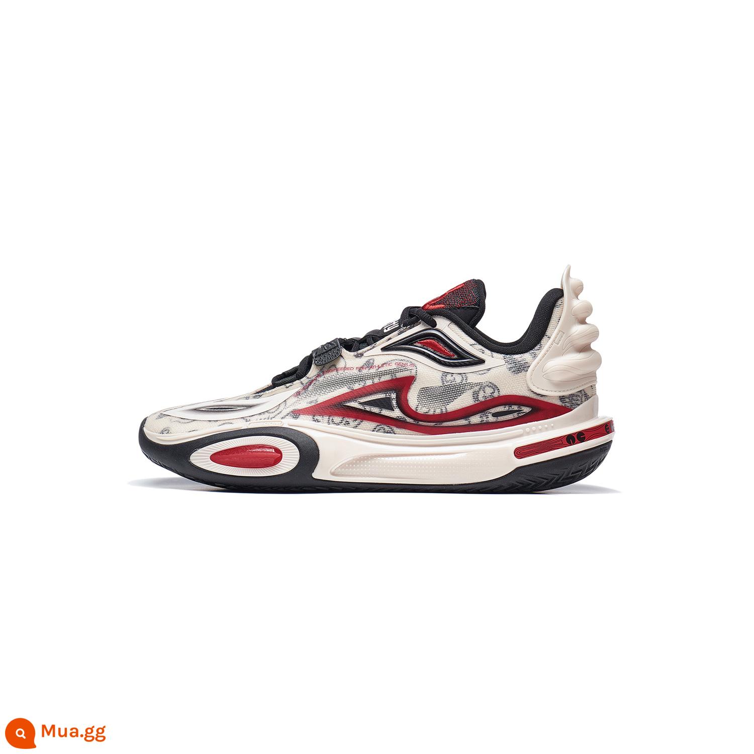 Li Ning Wade City 11V2 | Giày bóng rổ nam cổ thấp 2024 giày thể thao chuyên nghiệp đệm phản quang mới - Tro sỏi (ABAT093-1)