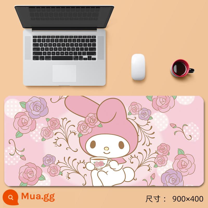 Con chó quế miếng lót chuột quá khổ cô gái dễ thương Sanrio HelloKitty tùy chỉnh thảm bàn Kulomi - 15