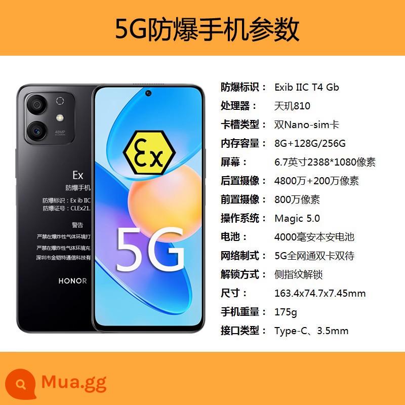 Nhà máy hóa chất điện thoại di động chống cháy nổ thông minh Kufeng K6 thực chất là ngành an toàn NFC kiểm tra dầu khí dược phẩm 5G đầy đủ Netcom PALY6 - Honor Play6T PRO (mạng 5G) hoạt động 8G