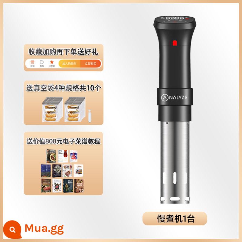 Phân tích nhiệt độ thấp và máy luộc chậm sous vide sưởi ấm bít tết thực phẩm máy tắm nước shufu fat fat - nồi nấu chậm