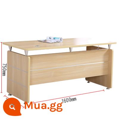 Bàn làm chủ đơn Bếp BẢNG 1,2M 1,4M nhân viên văn phòng của trường Bàn máy tính và ghế kết hợp tối giản hiện đại - Bàn 1600*700*750 không tủ