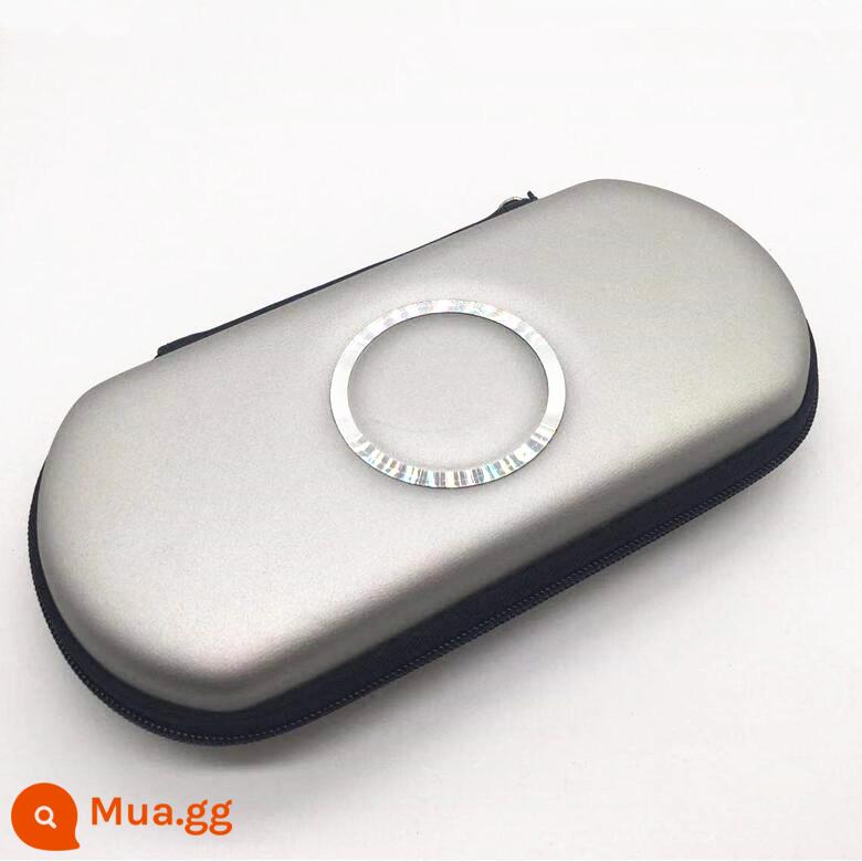 Miễn phí vận chuyển PSP1000 PSP2000 PSP3000 túi bảo vệ PSP cứng túi bảo vệ túi bảo quản - Model PSP viền thép, màu bạc, phổ thông cho tất cả các dòng