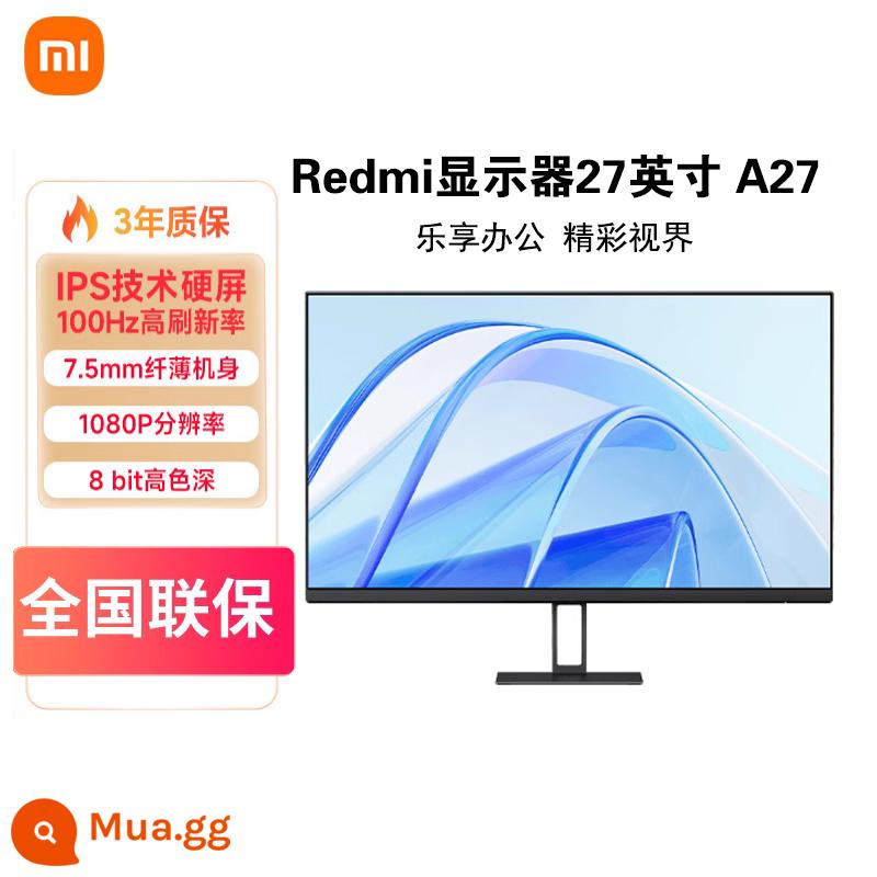 Màn hình Xiaomi Redmi 23.8/24.5/27 Redmi 2K Game 30 Màn hình LCD chơi game 165Hz bề mặt cong - Màn hình Redmi A27 27 inch 1080P 100Hz