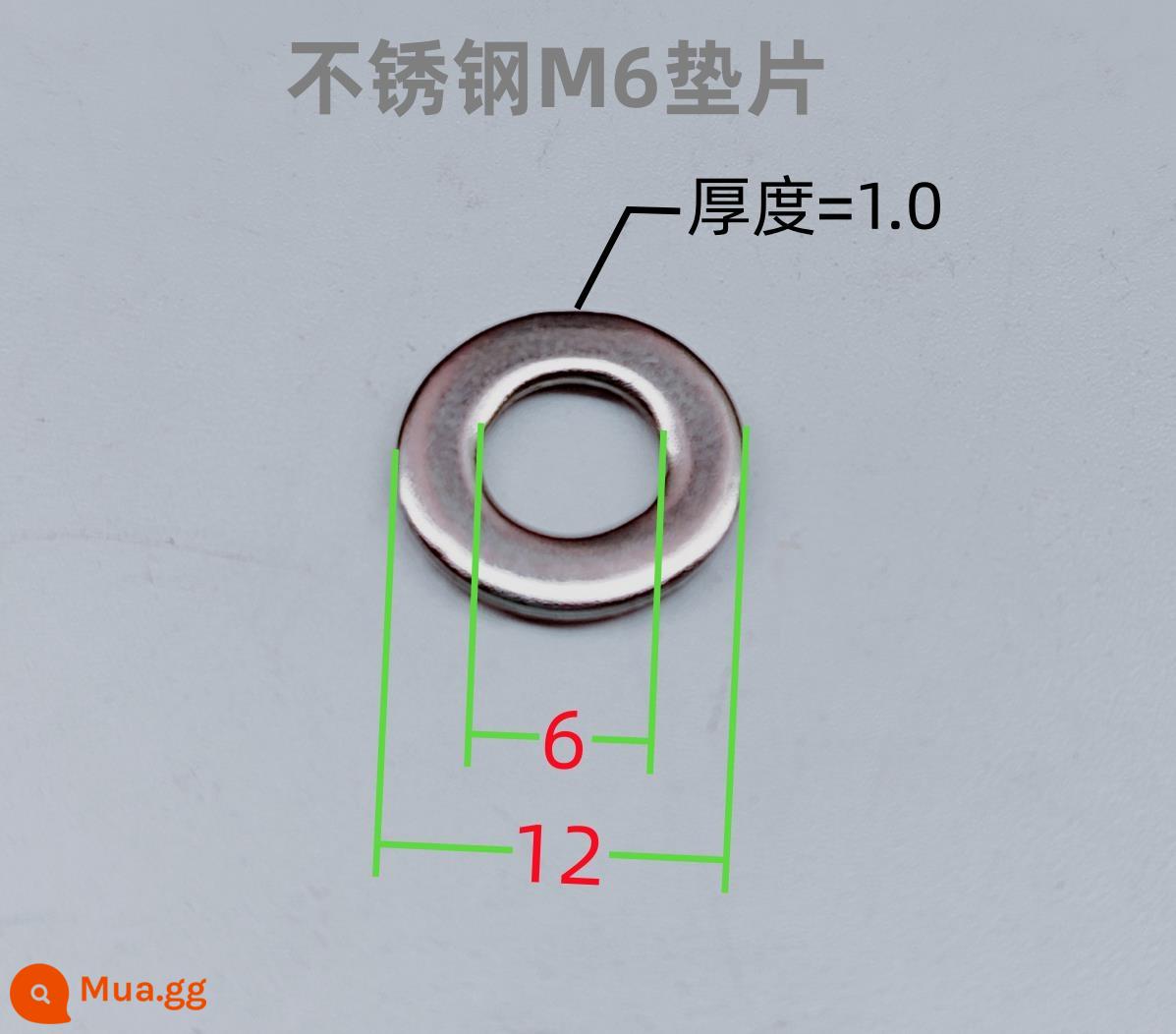 Bảng điều khiển tổ ong trần tích hợp phụ kiện tiêu chuẩn quốc gia vít thông qua vít răng M6M8 vảy cá kéo nổ đai ốc gioăng 38 nâng nhanh - Miếng đệm bằng thép không gỉ 0,5 catties-M6 (445 chiếc) khoảng 445 chiếc