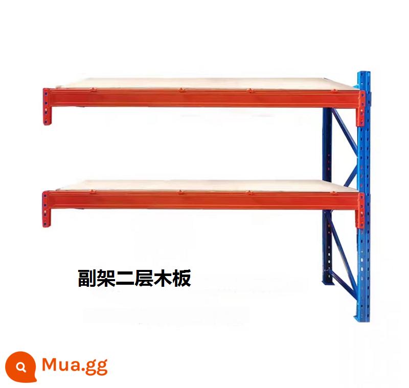 Kho chứa pallet hạng nặng dày nhà kho lớn nhiều lớp tùy chỉnh chịu tải cao có thể điều chỉnh 3 tấn - Đường kính trong 250*100*250 khung phụ tầng 2 có tấm 1 tấn