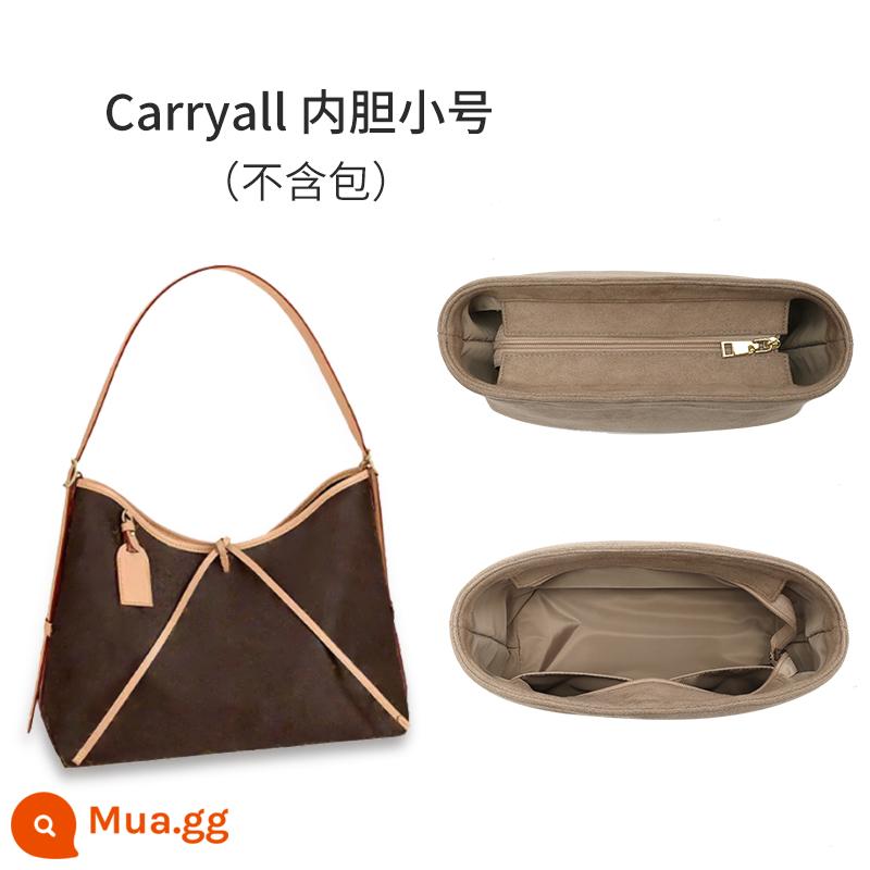 Xưởng thủ công Túi lót Carryall thích hợp cho túi chuyển đổi nhỏ LV Túi cỡ trung hỗ trợ lưu trữ Lớp lót chống biến dạng - Carryall [cỡ nhỏ] (màu be) nhung nguyên bản được giao hàng trong vòng 20 ngày