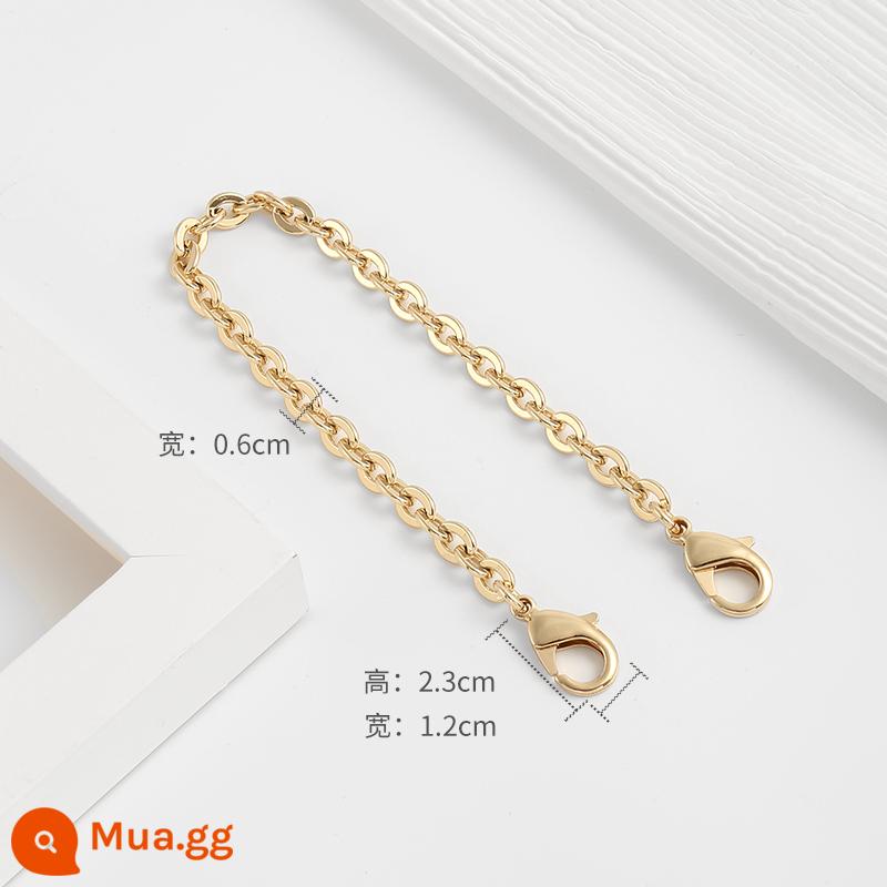 Xưởng thủ công khéo léo Neverfull mẹ chồng túi chuyển đổi dây đeo vai phụ kiện túi Messenger túi dây xích ngắn dây đai túi dây chuyền - Dây chuyền ngắn trang trí vàng 26cm (không bao gồm phụ kiện sửa đổi)