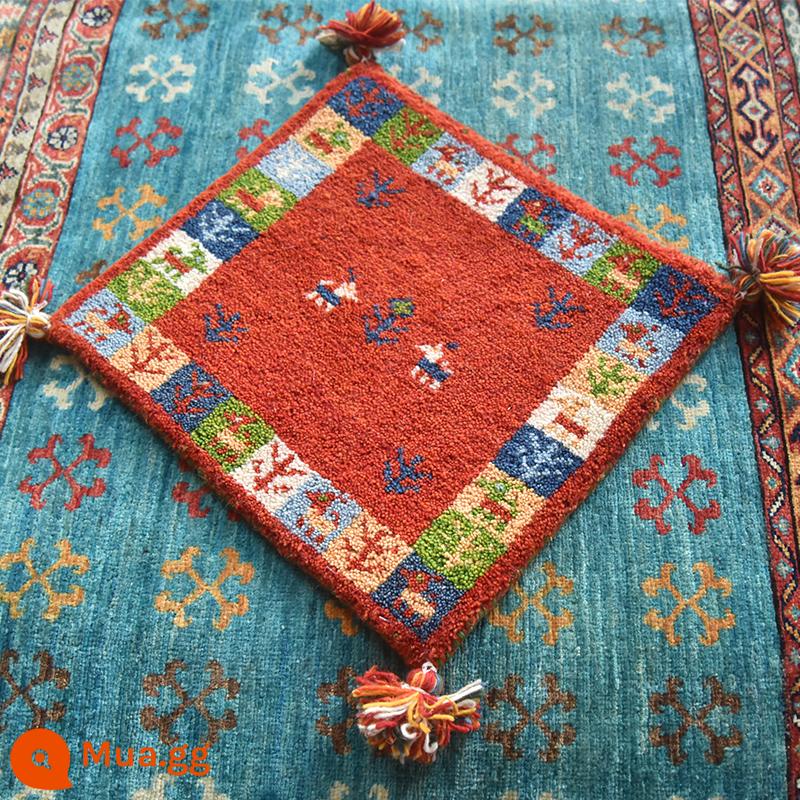 Phong cách trang trí Bắc Âu theo phong cách Ba Tư Gabbeh Wool Handmade Ấn Độ nhỏ chăn nhỏ dễ thương Máy tính để bàn trang trí màu sắc - hai mươi hai