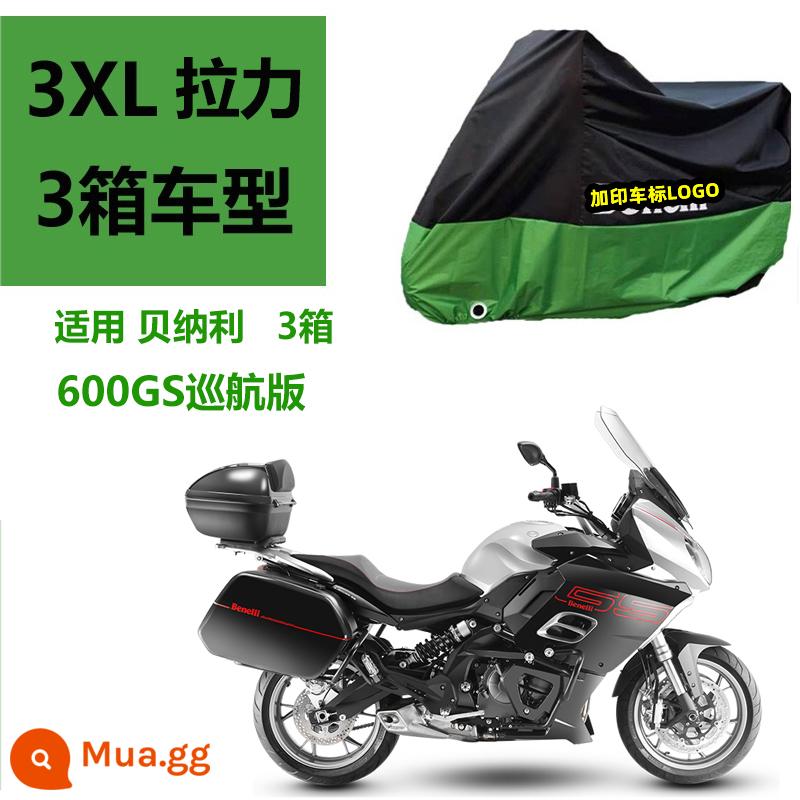 Thích hợp cho bao xe Huanglong 600 đầu máy Belini 502c bao xe Cub 250 chống mưa chống nắng 302s502x - Độ bền kéo Pirini 3XL 600gs