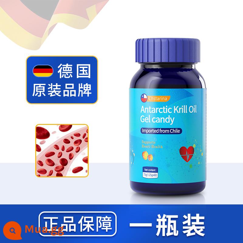 Dầu nhuyễn thể Nam Cực tinh khiết của Đức omega3 phospholipid viên nang mềm dầu gan cá biển sâu chăm sóc nâng cấp cho người trung niên và người cao tuổi - Trong suốt