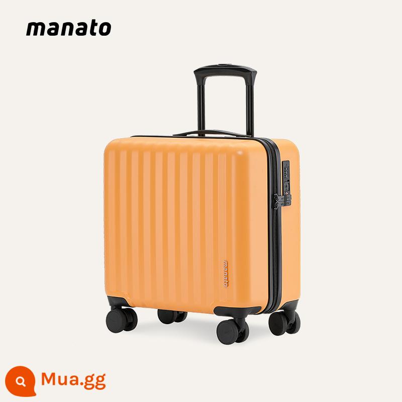 Vali Meinato 16 inch nam hộp mật khẩu màu đen hộp đèn nhỏ lên máy bay vali nữ xe đẩy 18 inch bao da - Chiết Hoàng