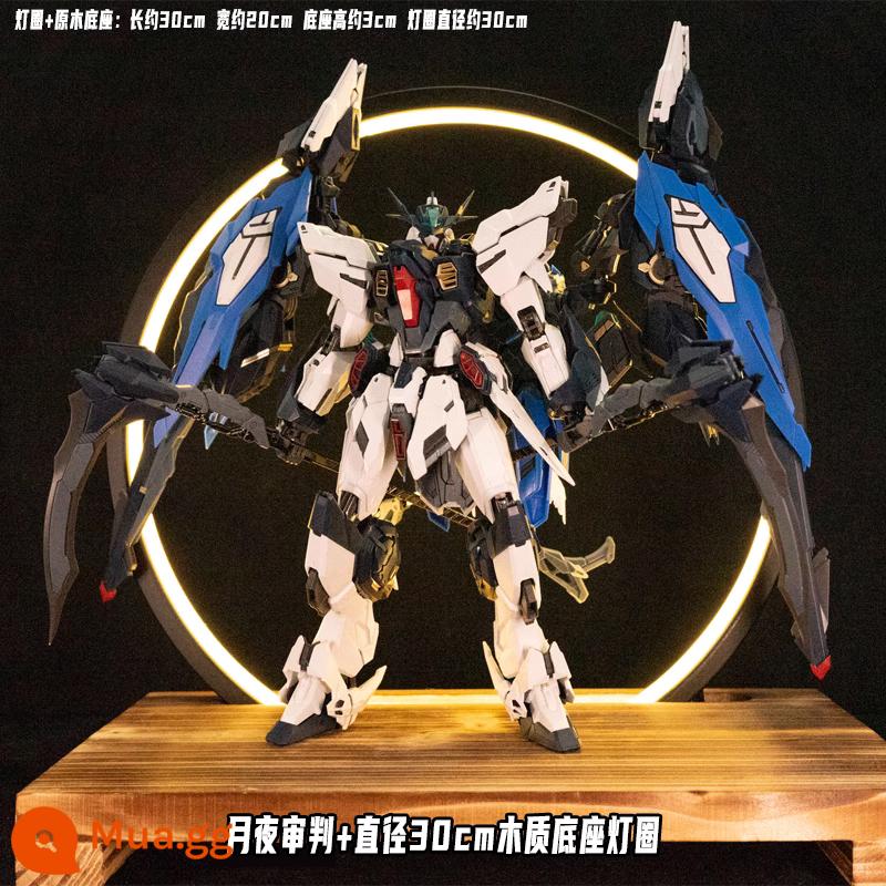 Zero Gravity Mô Hình Lắp Ráp Thử Nghiệm Đêm Trăng Zero_G 1/100 Nguyên Bản Mecha Hợp Kim Biến Dạng Bộ Xương - Phán quyết ánh trăng + Vòng tròn đèn