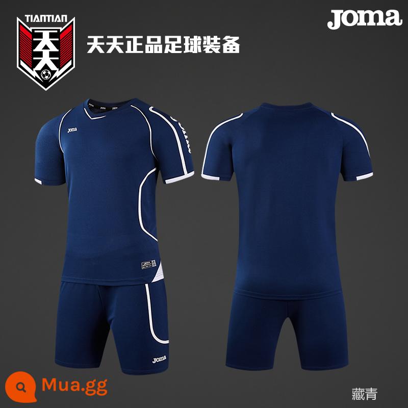 Hàng ngày chính hãng JOMA Homer đội bóng đá đồng phục nhóm mua số in người lớn trẻ em jersey phù hợp với 5125FPB001 - xanh hải quân