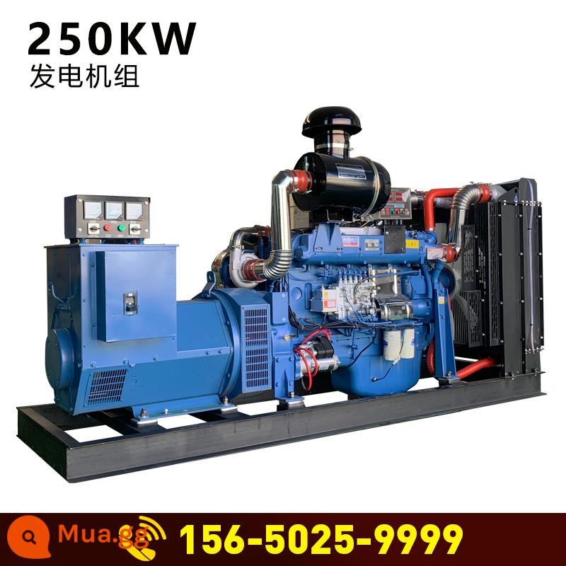 Bộ máy phát điện diesel 30 50 100KW200 500 600 kilowatt máy phát điện ba pha im lặng lớn 380v - Tổ máy phát điện diesel 250kW