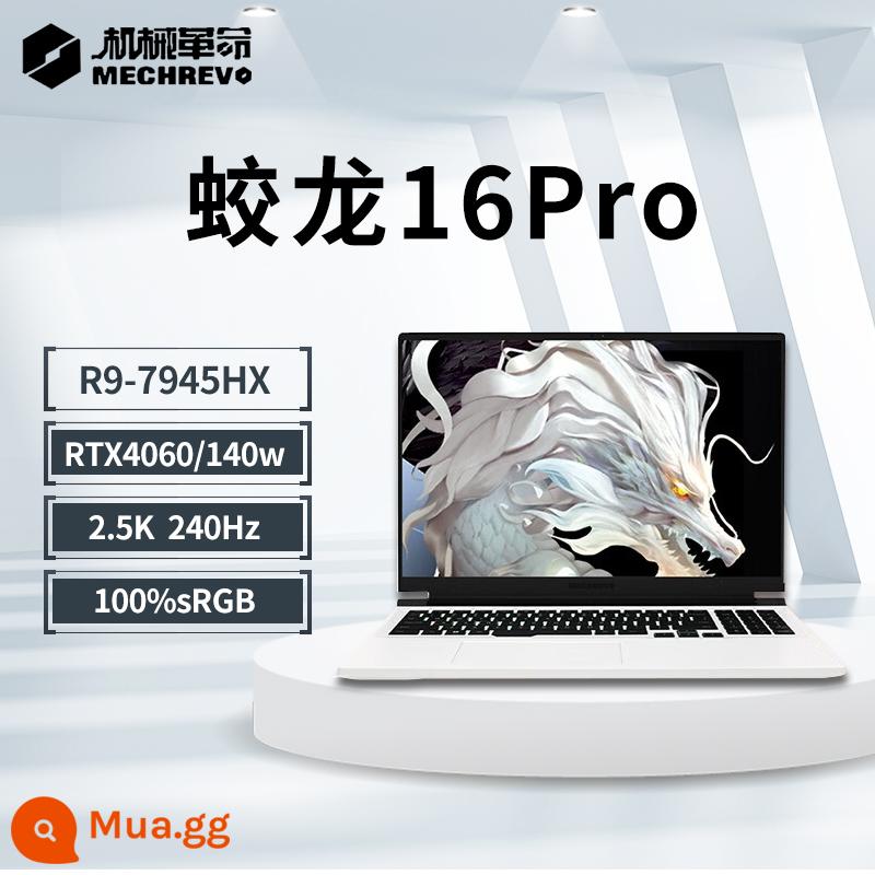 Cuộc Cách Mạng Cơ Khí Aurora pro/z Kuangshi G16/Jiaolong 16K/17K cuốn sách trò chơi 4060 máy tính xách tay 2023 - [Có sẵn hàng, giao hàng nhanh] Jiaolong 16Pro/R9-7945HX/RTX4060/2.5K 240Hz/Trắng