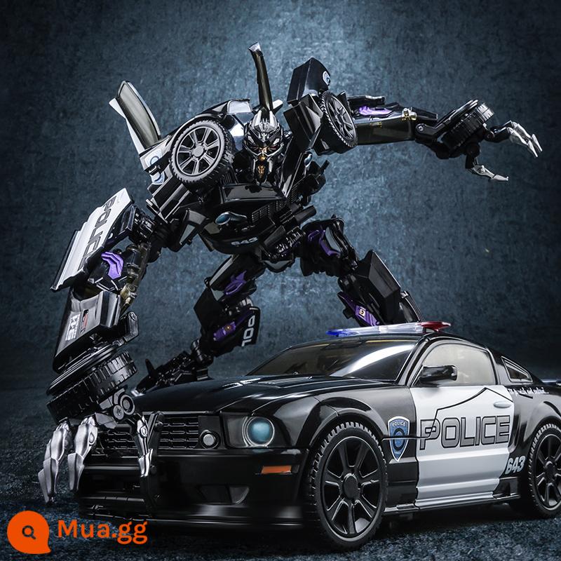 Biến dạng đồ chơi ô tô King Kong 5 Optimus cột mô hình robot Bumblebee cậu bé nhí mô hình hợp kim chính hãng 4 - Transformers Roadblock [Phiên bản hợp kim] Hộp quà tinh tế