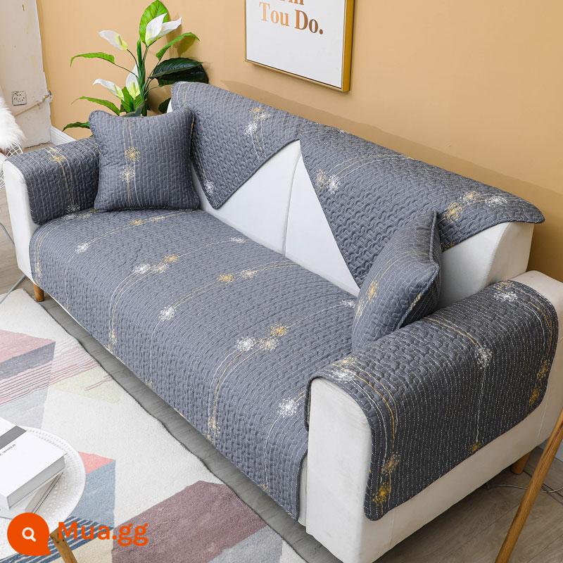 Giá Đặc Biệt Giải Phóng Mặt Bằng Vải Cotton Nguyên Chất Sofa Đệm Chống Trơn Trượt Bắc Âu Đơn Giản Bốn Mùa Đa Năng Đệm Sofa Cotton Khăn - bắn pháo hoa