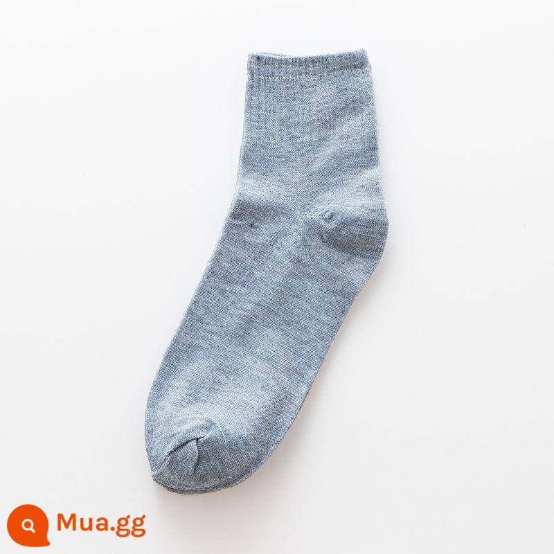 Những người đàn ông Sock 100 cặp nhà sản xuất Zhuji Yiwu đen của nam - [Mid-tube] Màu xám (Ưu tiên sưu tầm và mua hàng)