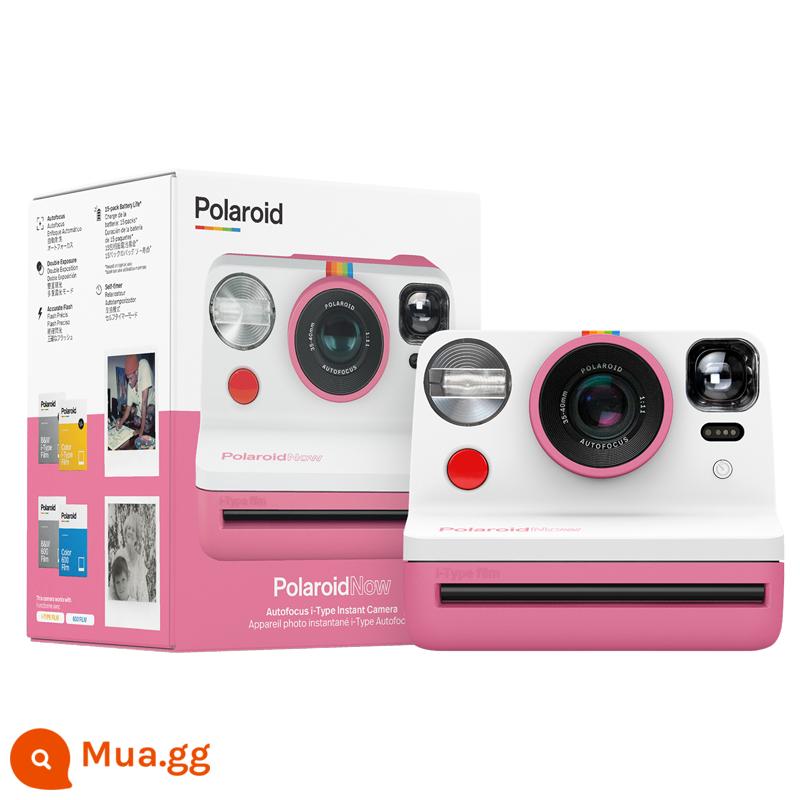 Ngân hàng Quốc gia Polaroid Polaroid Hiện đang chụp ảnh Máy ảnh Polaroid Retro Quà tặng Retro SF Flash - hồng quế