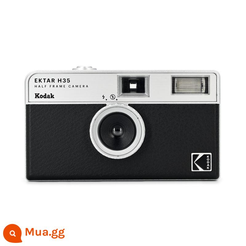 Mỹ Mới Kodak H35 Camera 135 Nửa Khung Có Thể Mất 72 Bằng Tay Đèn Flash Điểm Miễn Phí Vận Chuyển - đen