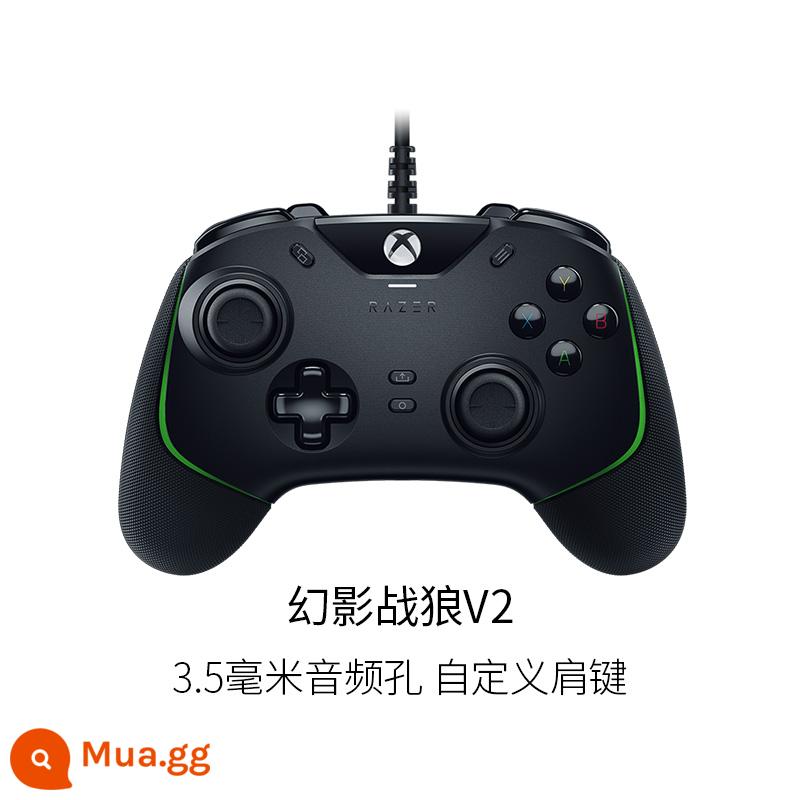 Razer Razer Phantom Wolf V2 Máy Tính PC Tương Thích Trò Chơi TV Thích Hợp Cho Máy Chủ XBOX White Symphony RGB Tay Cầm Cơ Có Dây - Ma Sói V2